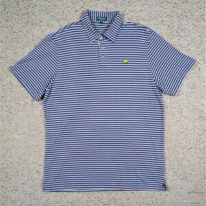 Masters Classics Polo Shirt Mens XXL Pima Cotton Blend Blue/Pink Golf PGA